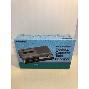 Radio Shack CTR-69 Cassette Recorder Model 14-1154 Voice Actuated With Box